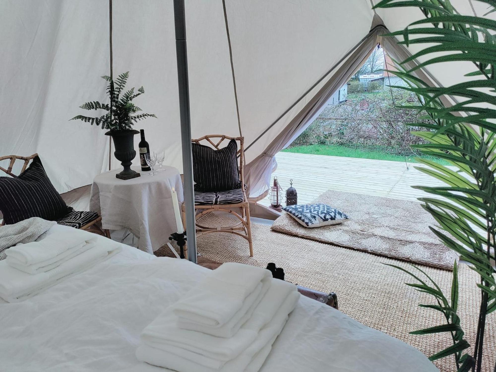 Luxury Tent With Restroom And Shower, Close To The Beach Ystad Esterno foto