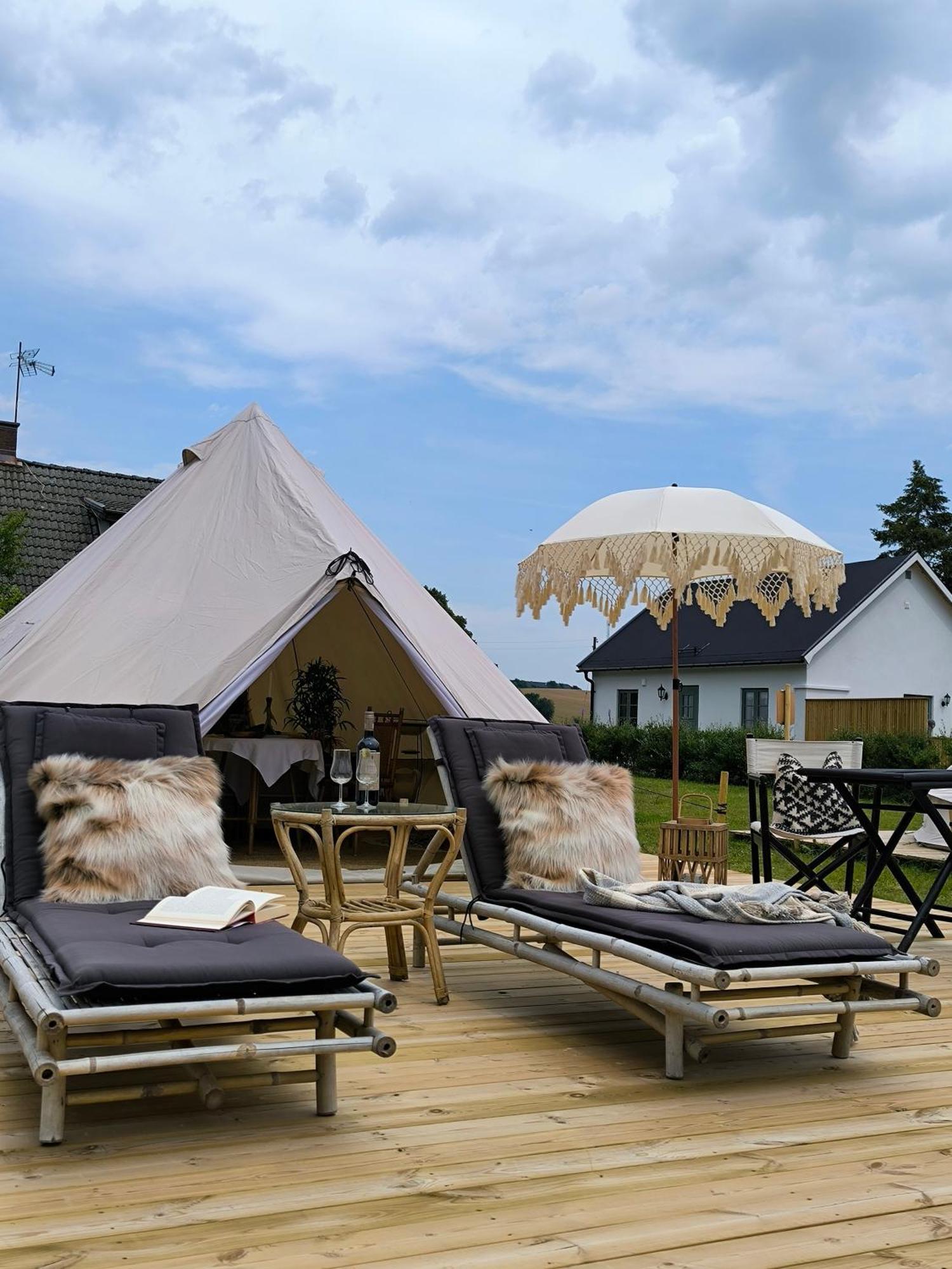 Luxury Tent With Restroom And Shower, Close To The Beach Ystad Esterno foto